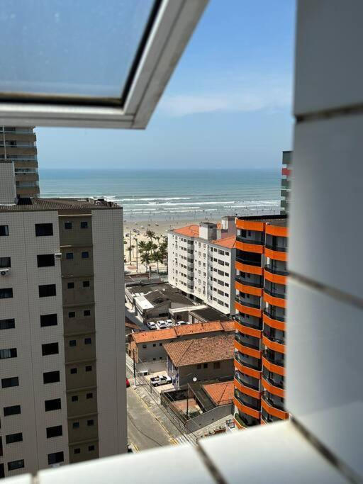 Apto Em Praia Grande, Aviacao, 150 M Da Praia! Exterior foto